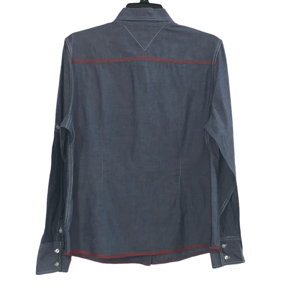 Tommy Hilfiger Boy’s Long Sleeve Button Up Shirt Size Large - Picture 6 of 7